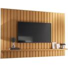 Painel Ripado Para Quarto Sala 70 Pol 200cm Conect B01 Cinamomo