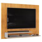 Painel Ripado Para Tv 55 Pol 134cm Lipe D05 Cedro Bali - Lyam Decor
