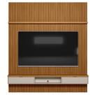 Painel Ripado para Tv 75 Pol. com Bancada 219cm Prime Plus L06 Nature/Off White - Mpozenato