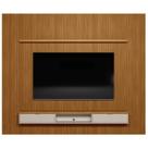 Painel Ripado para Tv 75 Pol. com Bancada 297cm Prime Plus L06 Nature/Off White - Mpozenato