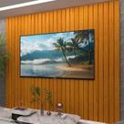 Painel Ripado para TV até 84 Polegadas 100% MDF 230cmx250cm Majestade Painel Ripado para TV até 84 Polegadas 100% MDF 230cmx250cm Majestade