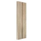 Painel Ripado Poliestireno EspaçoWall Carvalho Gold 12,2cm x 260cm