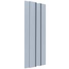 Painel Ripado Poliestireno EspaçoWall Cinza 12,2cm x 260cm
