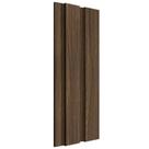 Painel Ripado Poliestireno EspaçoWall Ipê 12,2cm x 260cm