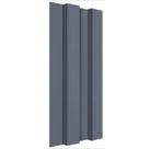 Painel Ripado Poliestireno EspaçoWall Preto 12,2cm x 260cm