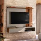 Painel Ripado Suspenso para TV até 65 Polegadas MDF 160CMX138CM Home Vegas