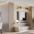 Painel Ripado Tóquio 2,50x0,58x3,3mm(1,45)m² Ecorevest
