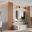 Painel Ripado Tóquio 2,50x0,58x3,3mm(1,45)m² Ecorevest