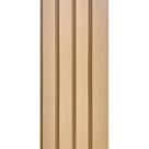 Painel Ripado WPC Externo Cor Creme 2,90m x 20cm (0,58m²)