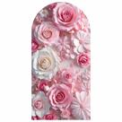 Painel Romano Vertical Cenário Floral 200x100cm