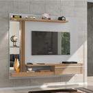 Painel Sala Denver para Tv até 55 Polegadas Led Off-white/cinamomo
