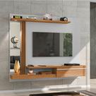 Painel Sala Denver para Tv até 55 Polegadas Led Off-white/naturalle