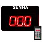 Painel Senha aleatória 3 Dígitos de 7 cm - com Teclado