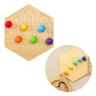 Painel Sensorial Colmeia Bolas Brinquedos Educativos Inclusão Painéis de Parede Infantil Criando Criança