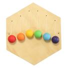 Painel Sensorial Colmeia - Bolas, da Criando - Brinquedo Educativo de Madeira de Atividades na Parede - Cód. PSCB Painel Sensorial Colmeia - Bolas, da Criando - Brinquedo Educativo de Madeira de Atividades na Parede - Cód. PSCB