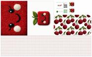 Painel Sintético Doll Lancheira Cute Fruit Cereja