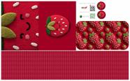 Painel Sintético Doll Lancheira Cute Fruit Morango