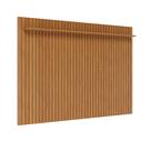 Painel Smart Madeira Ripado Home Suspenso Embutido Parede Sala De Estar com Capacidade para Tv de até 75 Polegadas Loft Imcal Nature