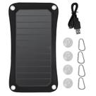 Painel Solar Portátil 6,5W com Conexão USB para Aventura e Emergências