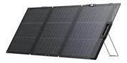 Painel Solar Portátil Ecoflow Placa Dobrável 110w Bifacial Preto
