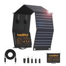Painel solar portátil Lumopal 60W carregador impermeável dobrável