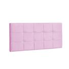 Painel Solteiro Strass Jordania 90 CM material sintético Rosa - D A Decor