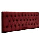 Painel Suspenso Cabeceira Dubai 1,20m Para Cama Viúva Solteirão Suede Vermelho - Aurora Line Painel Suspenso Cabeceira Dubai 1,20m Para Cama Viúva Solteirão Suede Vermelho - Aurora Line