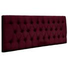 Painel Suspenso Cabeceira Dubai 1,28m Para Cama Viúva Solteirão Suede Marsala - Aurora Line Painel Suspenso Cabeceira Dubai 1,28m Para Cama Viúva Solteirão Suede Marsala - Aurora Line