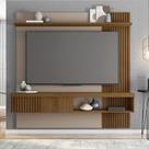 Painel Suspenso Decorativo Grant MDF/MDP para TV até 65 Pol Havana/Fendi G11 - Gran Belo