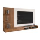 Painel Suspenso Frisos Decorativos Sala Estar Escritório Quarto TV Até 60 Polegadas 1 Porta 2 Prateleiras Bento Painel Suspenso Frisos Decorativos Sala Estar Escritório Quarto TV Até 60 Polegadas 1 Porta 2 Prateleiras Bento