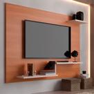 Painel Suspenso Para TV Até 40" Polegadas 3 Prateleiras Para Sala De Estar Quarto Rack Fixo Na Parede Moderno Televisão"