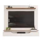 Painel Suspenso para TV ate 60 Levi Off white Freijo 2p