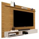 Painel Suspenso para Tv Roma 60 Pol 170cm MDF Nature para Sala Milani Movelaria Painel Suspenso para Tv Roma 60 Pol 170cm MDF Nature para Sala Milani Movelaria