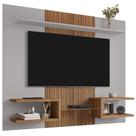 Painel Suspenso TV 55 Polegadas 163 Cm Atlas Bechara Off White Cinamomo Painel Suspenso TV 55 Polegadas 163 Cm Atlas Bechara Off White Cinamomo