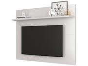 Painel Topázio Branco Acetinado Sala De Estar MoveBrinque