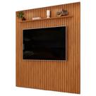 Painel TV 75 Pol 223cm Suspenso Ripado Noah D04 Freijó - Mpozenato Painel TV 75 Pol 223cm Suspenso Ripado Noah D04 Freijó - Mpozenato