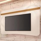 Painel Tv 80 Pol 200cm Suspenso Arven Off White/Cinamomo H01 - Mpozenato Painel Tv 80 Pol 200cm Suspenso Arven Off White/Cinamomo H01 - Mpozenato