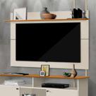 Painel TV Até 55 Polegadas Home Suspenso com Prateleira MDF