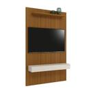 Painel TV Até 55" Ripado Egeo Com Nicho 1,35m Cedro Painel TV Até 55" Ripado Egeo Com Nicho 1,35m Cedro