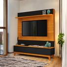 Painel TV Quarto Grande Ripado Para TV 75 Polegadas Antalya