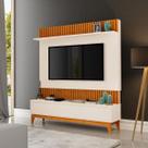 Painel TV Sala Moderno Para 75 Polegadas Ripado Antalya MDF