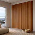 Painel Tv Santorini Flutuante Grande Luxo MDF Moderno Apto
