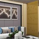 Painel Vazado Divisória MDF London Crú