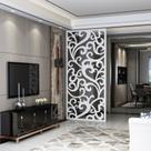 Painel Vazado Divisória MDF Maori Branco Painel Vazado Divisória MDF Maori Branco