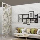 Painel Vazado Divisória MDF Nairóbi Branco