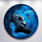Painel Video Games Jogos Diversos Capa Grande e Mini Redondoda Estampa Sublimada Festa Infantil