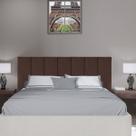 Painel Viuvinha Sofia Comp. 1,17 x 60 Altura Marrom para cama e paredes tatame, restaurante, comerciofixação fita dupla face Painel Viuvinha Sofia Comp. 1,17 x 60 Altura Marrom para cama e paredes tatame, restaurante, comerciofixação fita dupla face