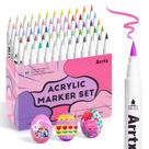Paint Markers Arrtx Canetas de tinta acrílica de 60 cores para artistas
