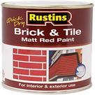 Paint Rustins BRITW500 Quick Dry Brick & Tile 500mL