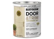 Paint Stops Rust 369389 Porta e acabamento em cetim branco